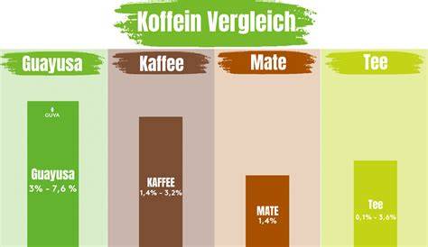 Karte: Vergleich Kaffeeanteil und Koffeingehalt High-Protein vs. klassische Eiskaffees