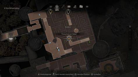 Karte: Wege der Zuckerspur, Standort des Schokodrachens, Labyrinth im Herrenhaus