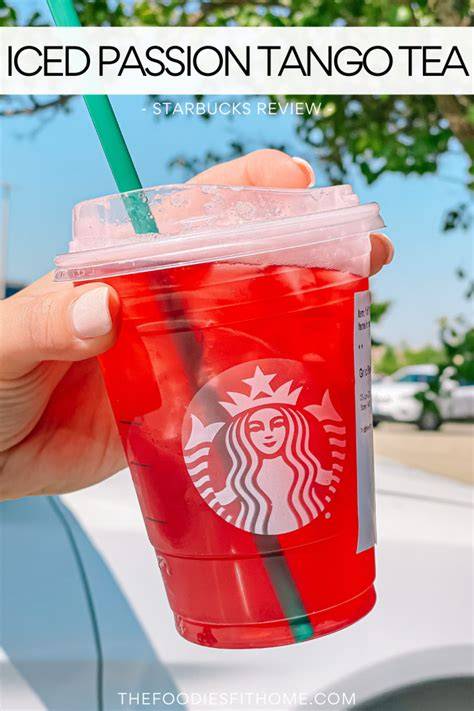 Karte: Zuckerfreie Tee-Optionen bei Starbucks (schwarz, grün, Passion Tango, Kamille)