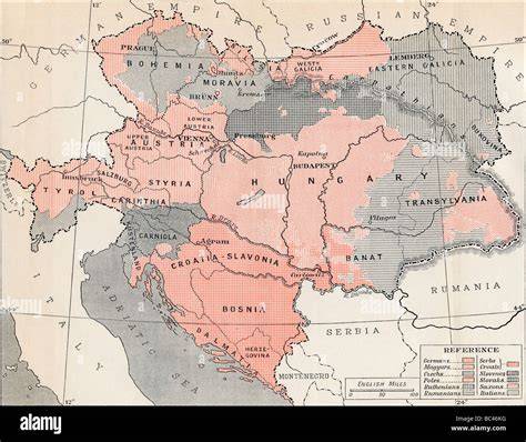 Karte Österreich-Ungarn und Verbreitung der Esterházy-Torte
