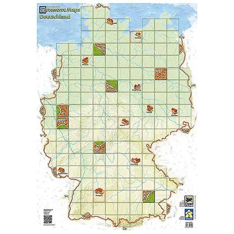 Karte - Honig-Fundstellen im Spiel