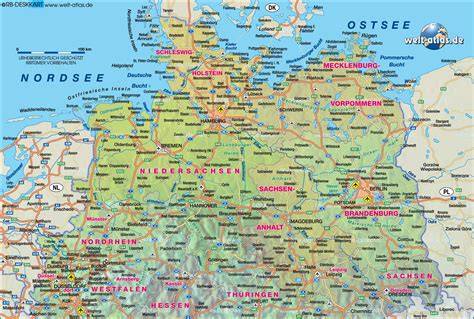 Karte Norddeutschlands mit Bordesholm und regionale Vorlieben: Lakritz und Salmiak