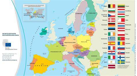 Karte der EU-Lebkuchenspezialitäten - Übersicht europäischer Lebkuchenarten