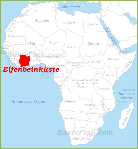 Karte der Hauptanbaugebiete: Elfenbeinküste, Ghana, Indonesien