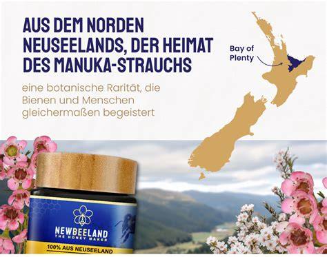 Karte der Hauptanbaugebiete von Manuka in Neuseeland