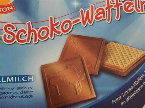Karte der Herkunft der Hauptzutaten für Griesson Schoko Waffeln
