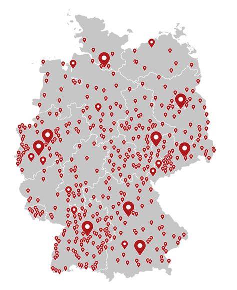 Karte der Kaufland Filialen in Hof und Umgebung