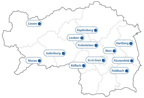 Karte der Standorte der Schreinerei Honig Lorsch