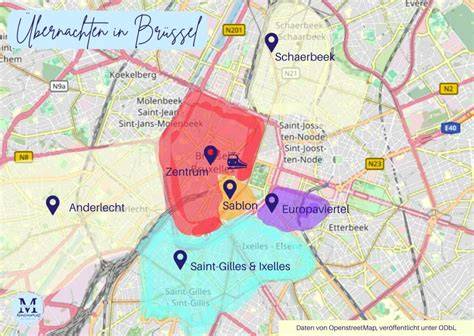 Karte der besten Waffel-Lokale in Brüssel und Lüttich