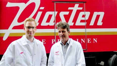 Karte mit Exportländern und Fokusmärkten von Piasten Schokoladen-Produkten