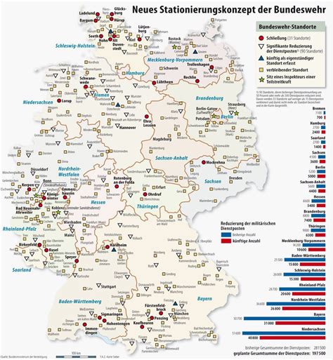 Karte von Deutschland mit Standorten der Tafeln