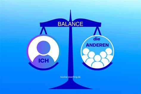 Karten- oder Infografik-Idee: Die innere Balance zwischen dunkler und heller Seite