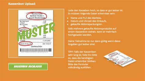 Kassenbon als Teilnahmeberechtigung beim Gewinnspiel