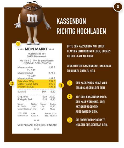 Kassenbon hochladen - Anleitung