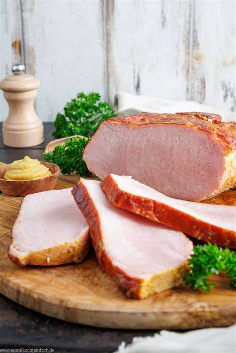 Kassler am Stück, Alufolie, Honigglasur - Mise en Place