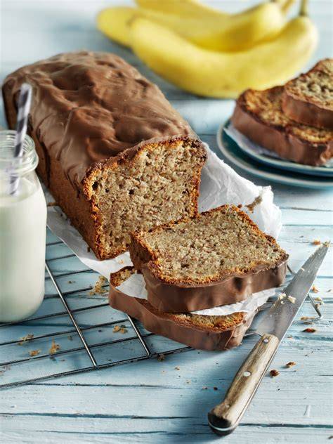 Kastenform Schoko-Bananenkuchen mit Guss