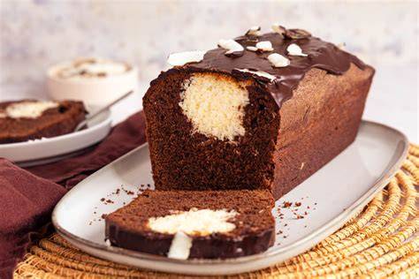 Kastenform Schoko-Kokos-Kuchen
