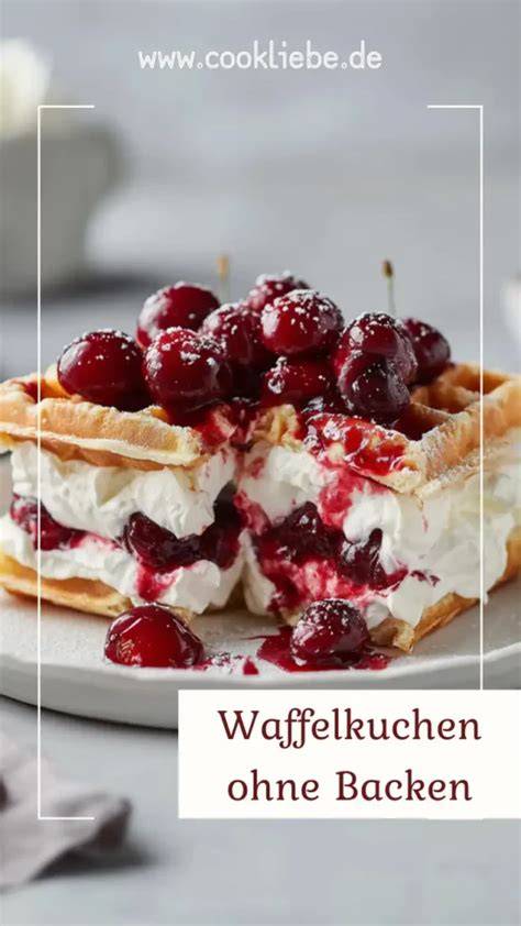 Kastenform-Torte ohne Backen mit Waffelschichten und zweierlei Cremes
