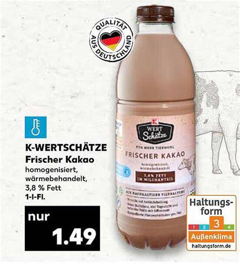 Kaufland Kakao Angebot Infografik