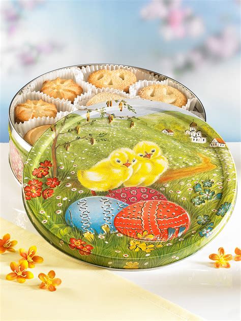 Keksdose OSTERGLÜCK mit Ausstecher und Zutaten
