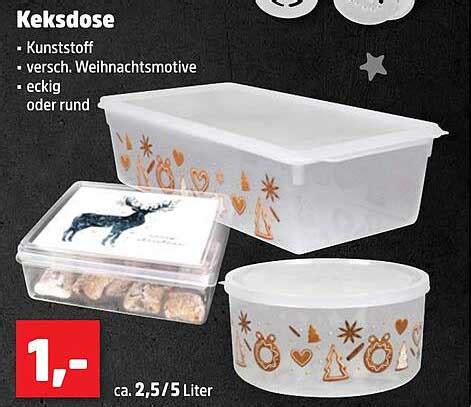 Keksdose mit verschiedenen Keksarten