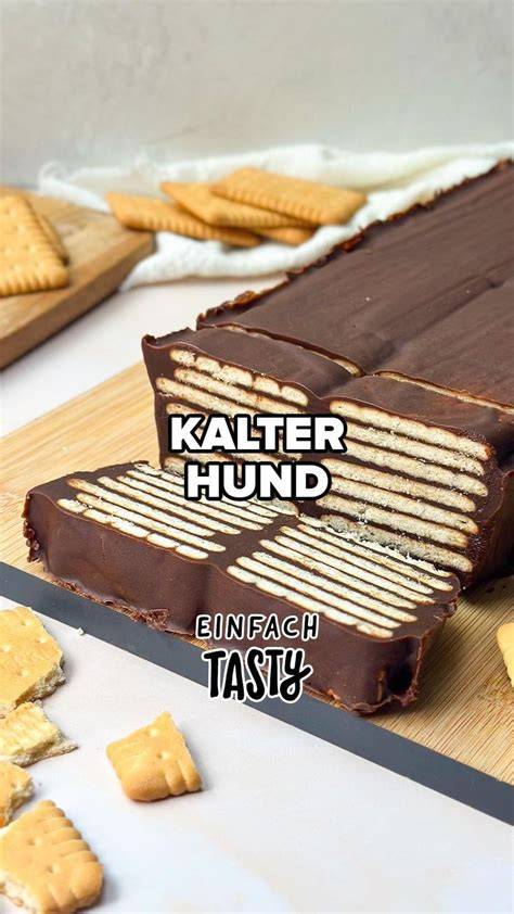 Kekse und Schokolade Zutaten für Kalter Hund
