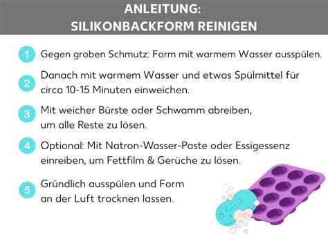 Keramikform beim Ausspülen und Reinigen