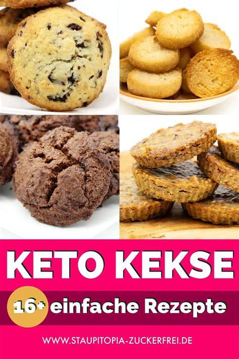 Keto Kekse auf Teller mit Tasse Tee