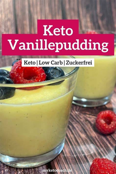 Keto-Vanillepudding mit Stevia-Erythrit