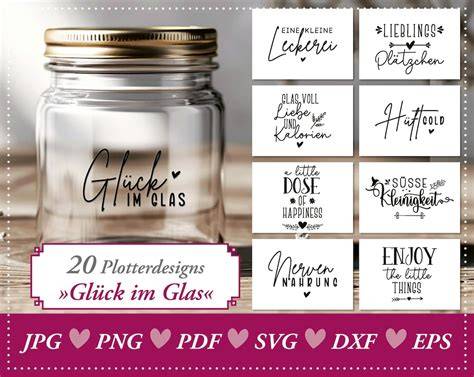 Key-Visual GLÜCK - stylisches Glasdesign und Packaging