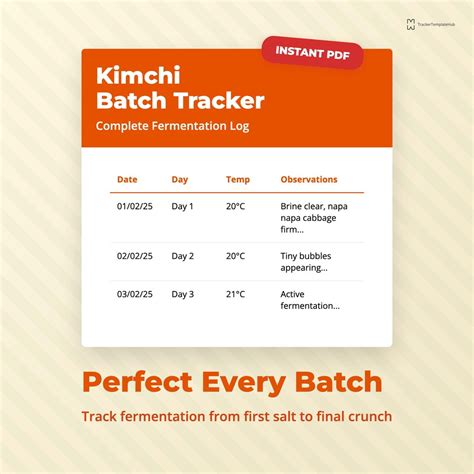 Kimchi Fermentation Kontrolle