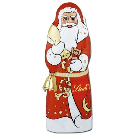 Kind mit Lindt Weihnachtsmann am Nikolaustag