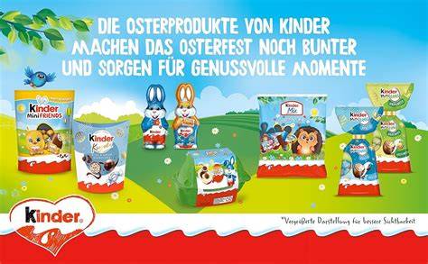 Kinder Osterprodukte - Verpackungen und Sortimentsübersicht