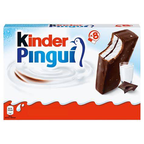 Kinder Pingui Verpackung und Etikett