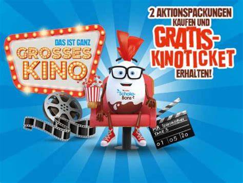 Kinder Schoko-Bons Kino Aktion: Aktionspackungen und Kinoticket