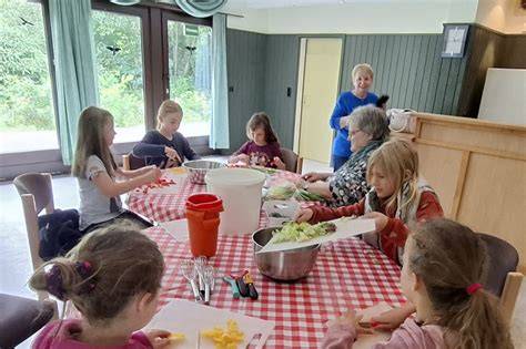 Kinder beim Pralinenkurs