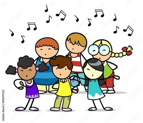 Kinder beim gemeinsamen Singen und Tanzen
