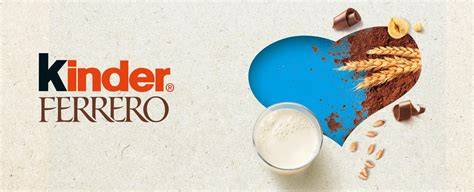 Kinder-Schokolade und Ferrero-Logo