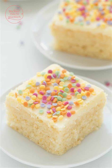 Kindergeburtstag mit Konfetti Blechkuchen