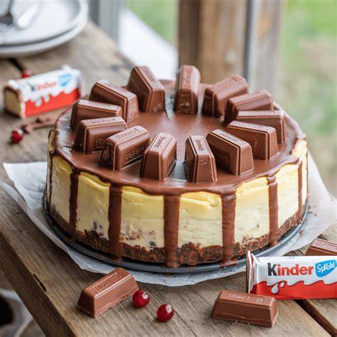 Kinderschokoladen-Marmorkuchen mit Kinderriegel-Dekor