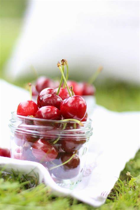 Kirschen, frisch und im Glas eingekocht