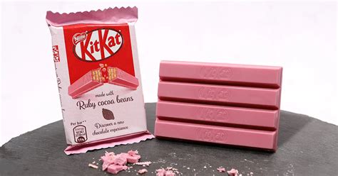 KitKat Ruby Riegel in rosa Verpackung