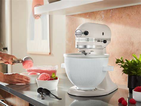 KitchenAid Eismaschine im Einsatz