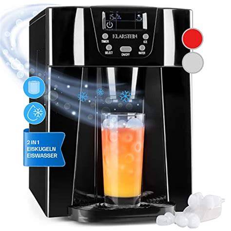 Klarstein Ice Volcano 2G Eiswürfel in Glas - perfekt für Cocktails