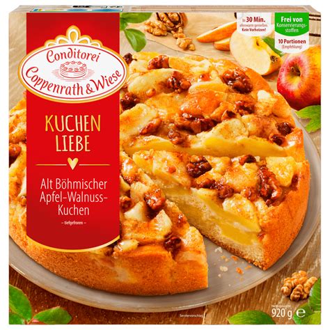 Klassische Apfel-Walnuss-Kuchen und Cheesecakes von Coppenrath & Wiese