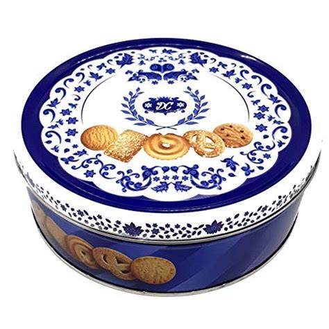 Klassische blaue Dose für dänische Butterkekse