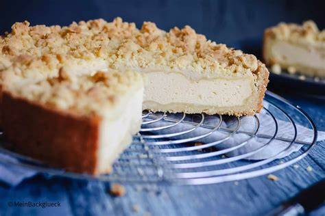 Klassischer Käsekuchen mit Streuseln