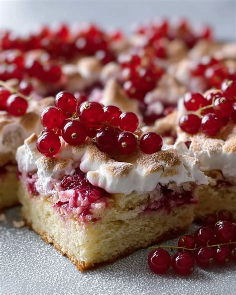 Klassisches Kaffeegedeck mit Johannisbeerkuchen und Schlagsahne