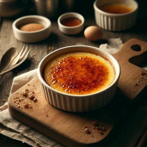 Klassisches französisches Dessert in moderner Präsentation