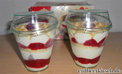 Kleiner Augenblick Himbeer-Mascarpone Dessert halb aufgetaut serviert
